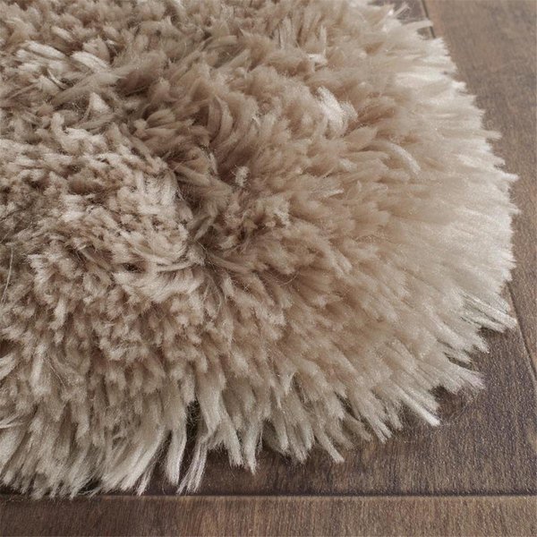 Safavieh Arctic Shag Round RugsTaupe 8 x 8 ft. SG270B-8R